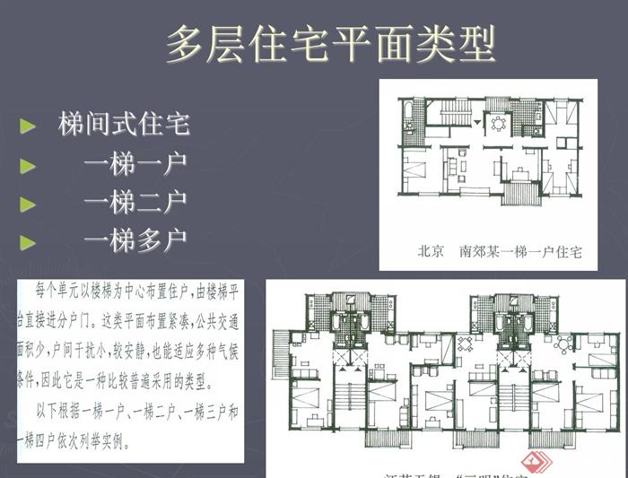 多层住宅建筑设计PPT文本(1)