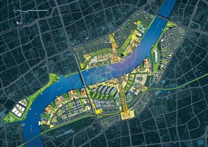 某滨河景观规划设计JPG平面图