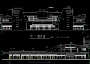某汽车客运站建筑设计CAD方案图