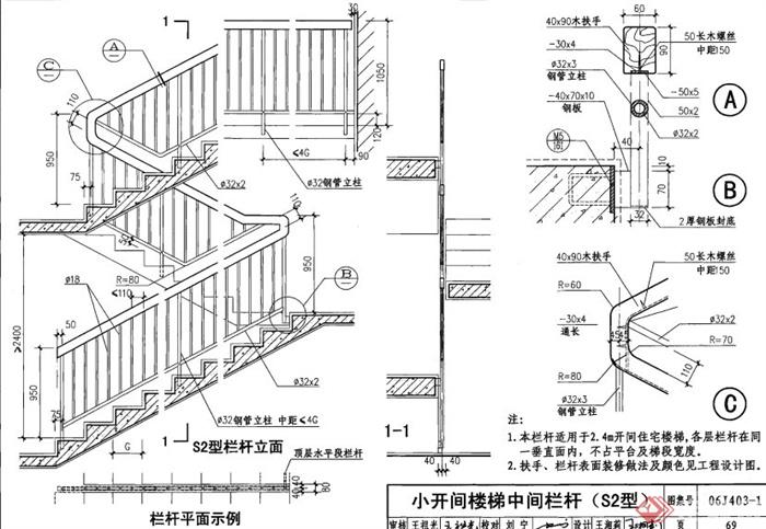 建筑知识pdf格式（楼梯、栏杆、栏板）(1)