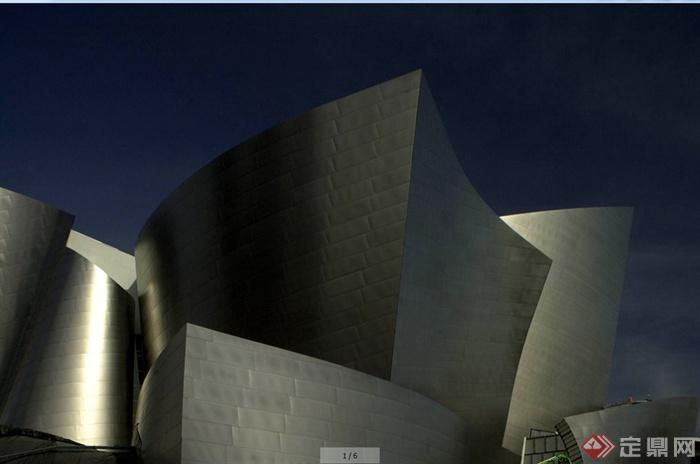 洛杉矶迪斯尼音乐厅建筑设计实景图(4)