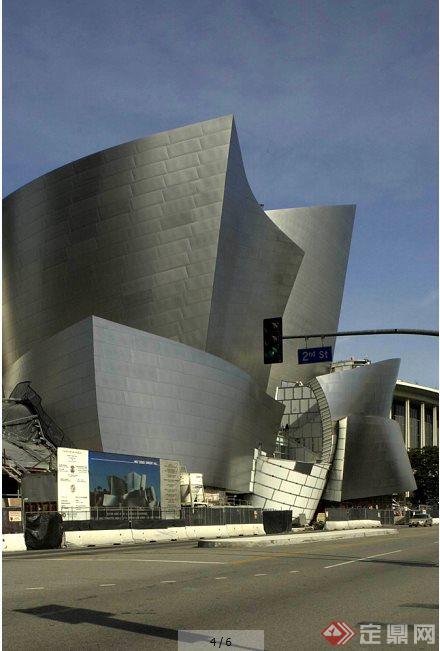 洛杉矶迪斯尼音乐厅建筑设计实景图(2)
