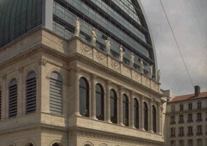 某欧路风格歌剧院建筑设计jpg实景图