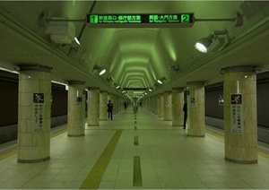 饭田桥地铁站设计JPG图