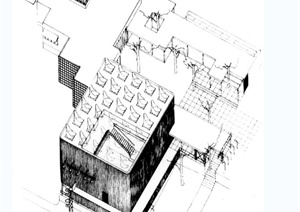 某世界博览会芬兰馆建筑设计JPG方案图
