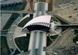 里昂機場高鐵車站建筑设计JPG实景图
