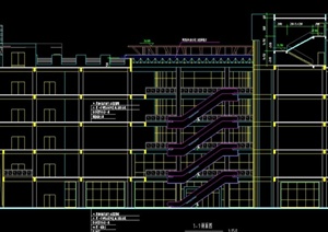 某五层 商场建筑设计CAD全套图