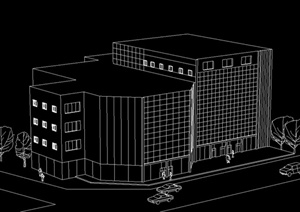某四层商场建筑设计CAD方案图