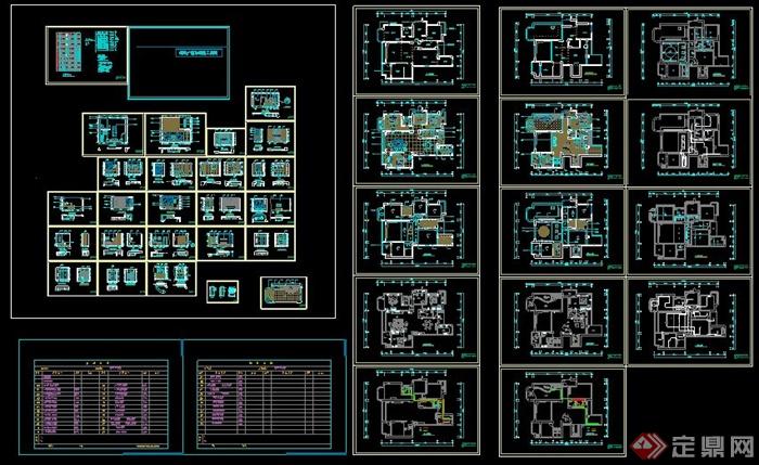 某地二层复式住宅室内设计方案图(5)