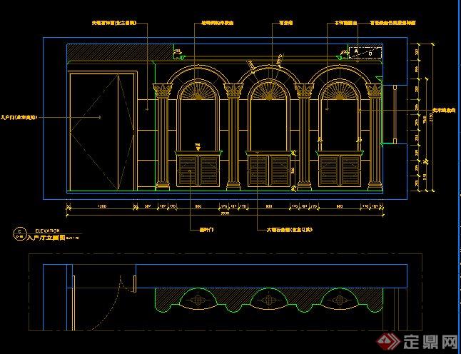 某二层复式别墅室内设计方案图(3)