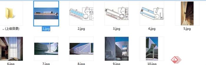 峡山水库历史博物馆建筑设计JPG实景图与方案图(5)