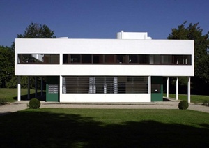 现代两层薩伏瓦住宅建筑设计JPG实景图