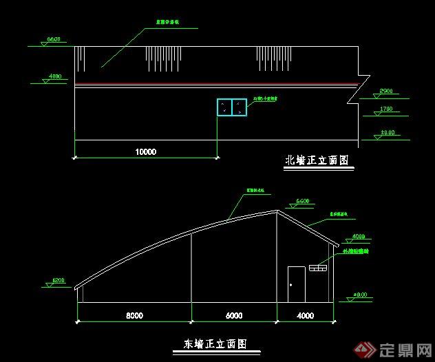 某单层仓库建筑设计部分施工图(2)