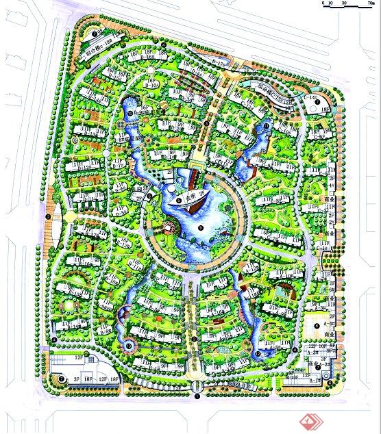 某住宅小区景观规划设计JPG方案图(1)