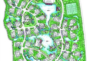 某地红枫半岛花园景观规划设计JPG方案图