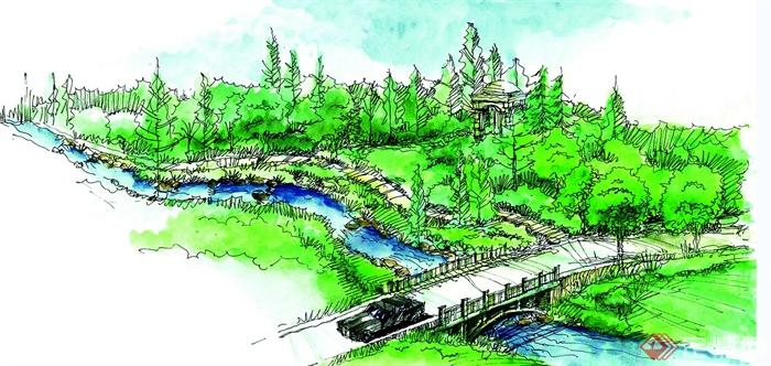 某地红枫半岛花园景观规划设计JPG方案图(3)