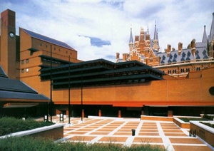 不列颠图书馆建筑设计JPG实景图与方案图