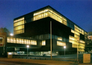 乌得勒支大学图书馆建筑设计JPG实景图与方案图