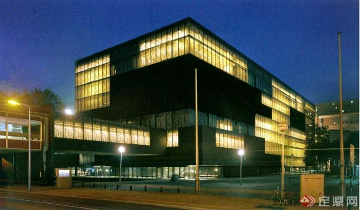 乌得勒支大学图书馆建筑设计JPG实景图与方案图(1)