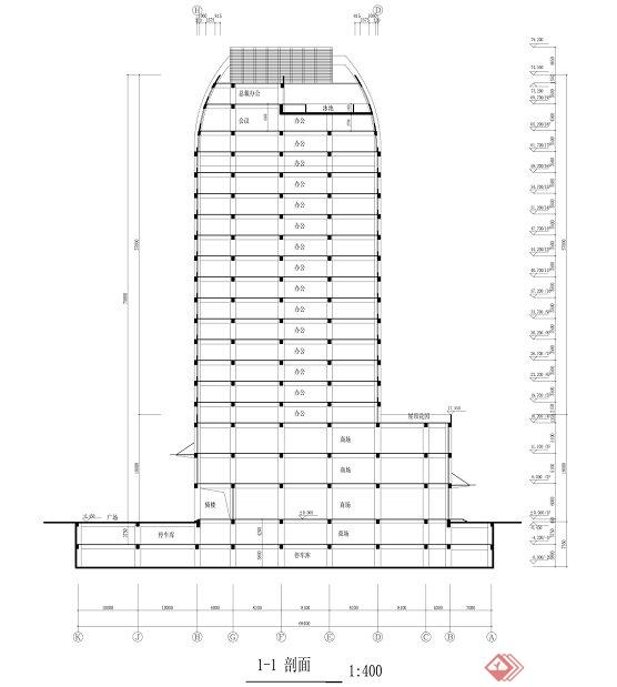 某高层写字楼建筑设计方案(1)