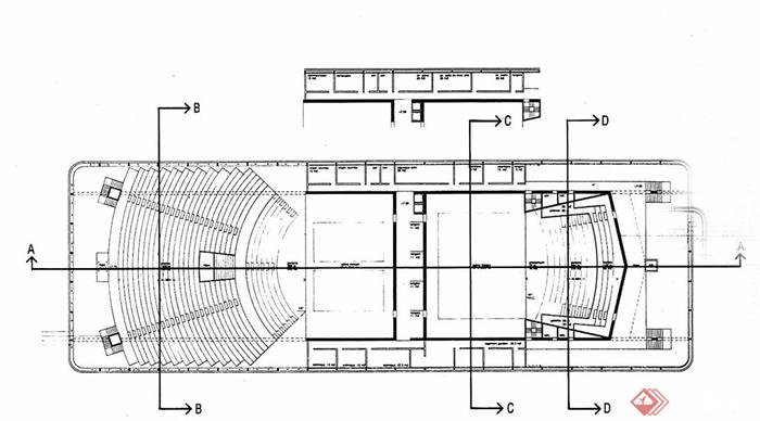 某多层文化中心建筑设计JPG方案图(3)