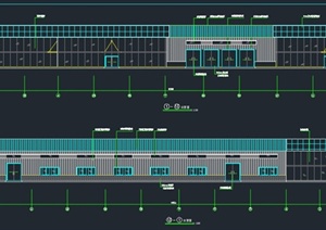 现代某两层汽车4S店 建筑设计CAD施工图