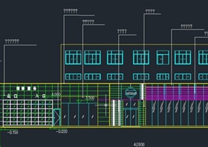 某三层东风日产4S店建筑设计CAD施工图