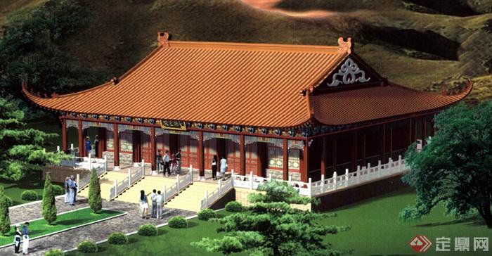 寺庙建筑,文化建筑,古建筑,单层建筑,台阶