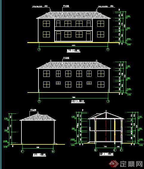 二层办公楼建筑设计施工图(1)
