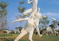 雕塑,人物雕塑,运动雕塑,灌木丛