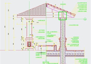 园林景观方亭设计CAD详图