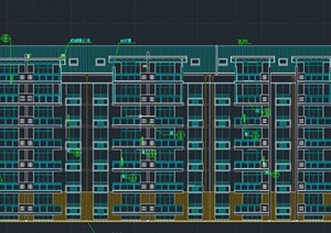 某小区住宅建筑设计CAD施工图与 结构图