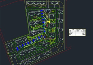 某 城中村规划设计CAD方案图