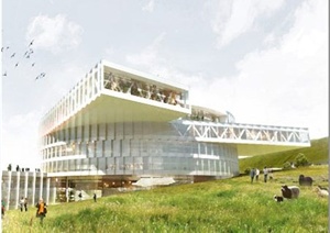 法罗群岛教育中心建筑设计JPG效果图
