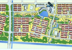 上海某住宅小区规划平面图