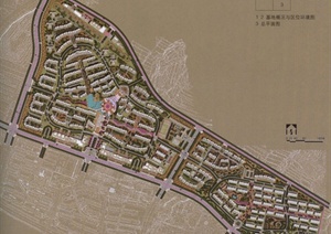 某市安馨居住小区规划设计JPG方案图