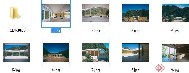 现代某山地单层住宅建筑设计JPG实景图(5)