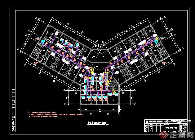某县人民医院十二层综合楼建筑施工图(1)