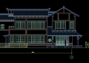 日式风格别墅建筑设计方案图
