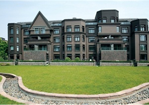英式某高层尚东国际住宅建筑设计JPG实景图与方案图