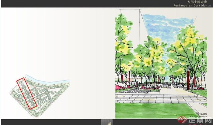某现代国际社区广场全套景观设计jpg格式文本(3)