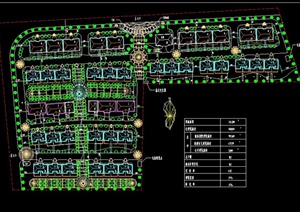 某别墅区建筑规划CAD总图方案设计
