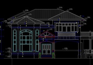 多套别墅建筑设计CAD方案