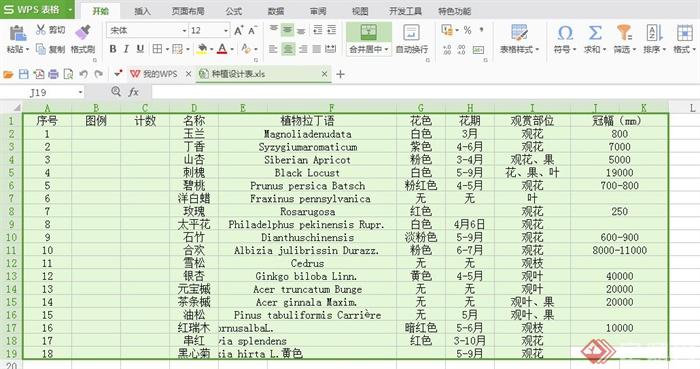 某现代游园景观规划设计方案图（含cad、su、植物种植设计表）(4)