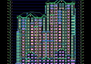 某简欧高层住宅建筑设计方案图