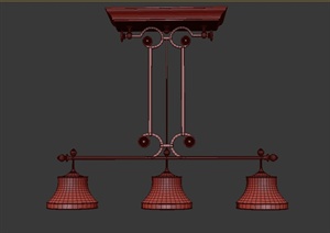 餐厅吊灯设计3DMAX模型