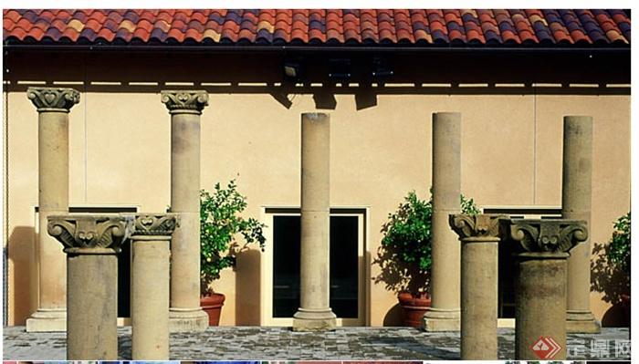景观柱,石柱,罗马柱