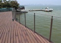 滨水景观,玻璃栏杆,木平台