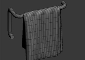 室内毛巾杆设计3DMAX模型