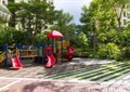 地面铺装,树池,儿童活动中心,儿童游乐设施